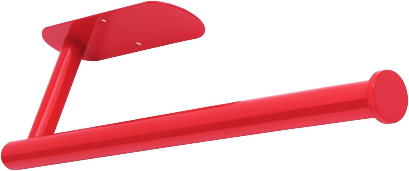 Red Cabinet Mount Paper Towel Holder - Stainless Steel