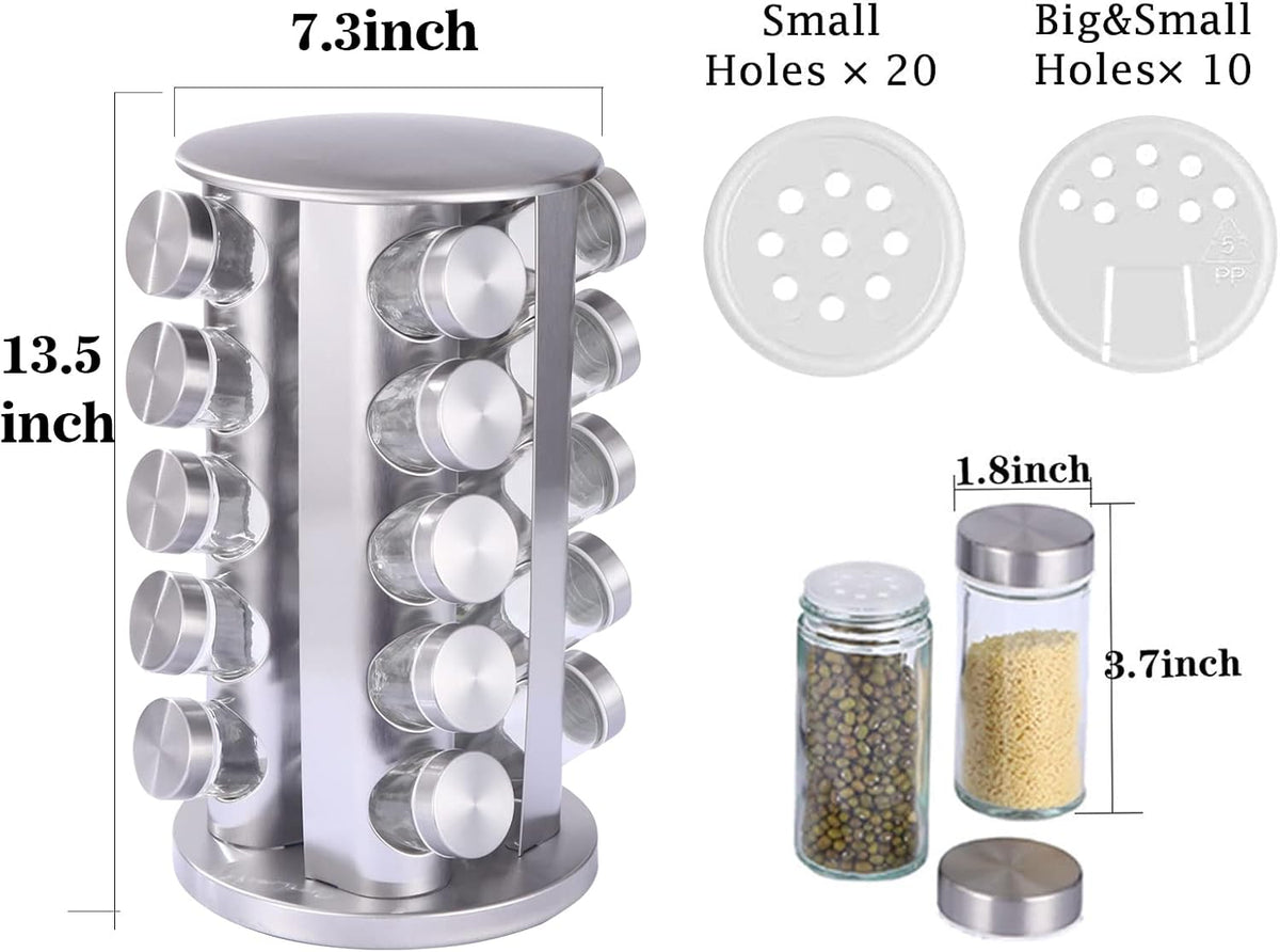 KALINCO Rotating Spice Rack Organizer