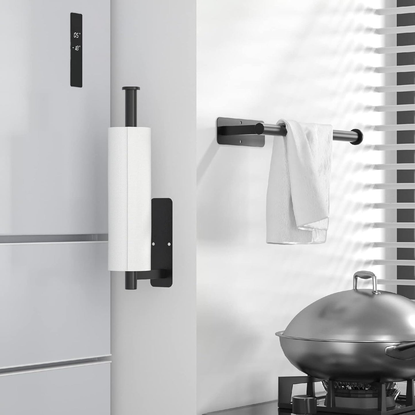 Paper Towel Holder Under Cabinet No Drilling