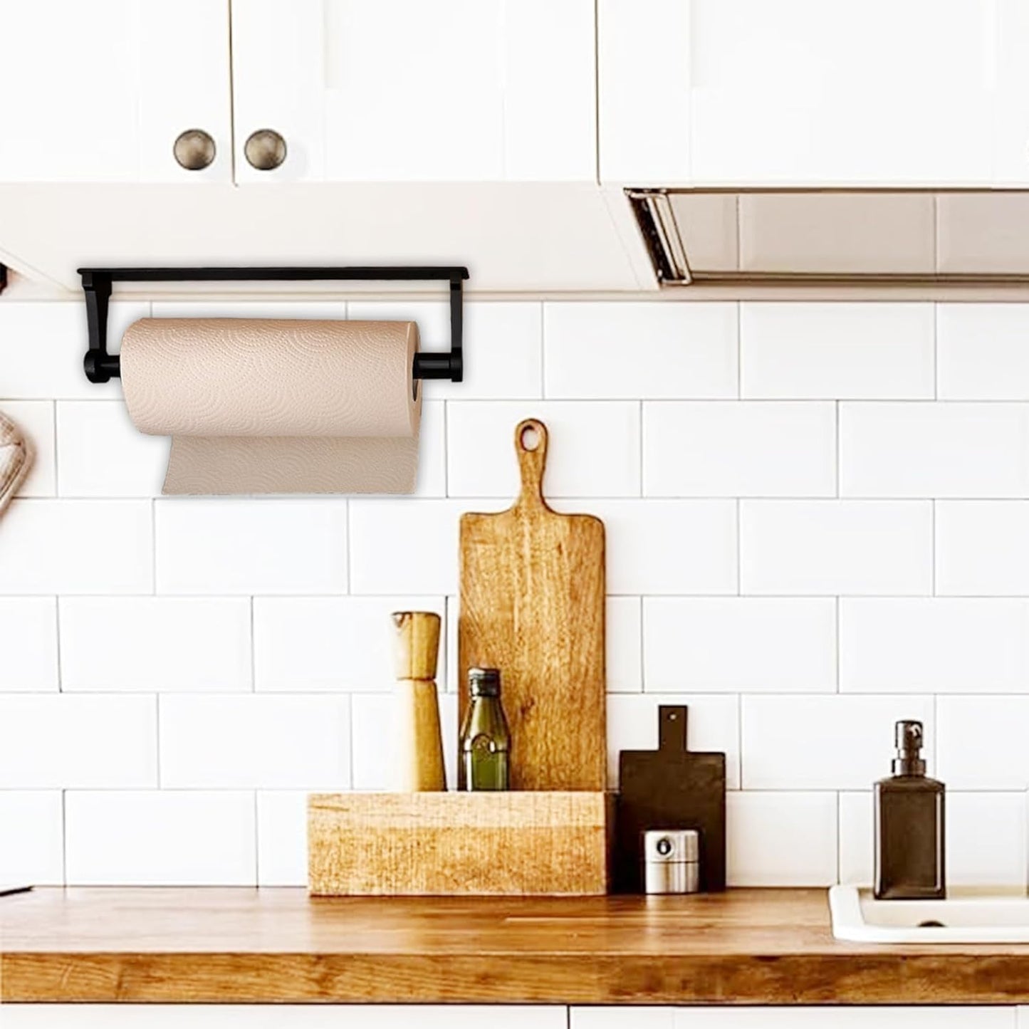 Paper Towel Holder Under Cabinet, Paper Towel Holder, Aluminum Alloy Kitchen Towel Holders