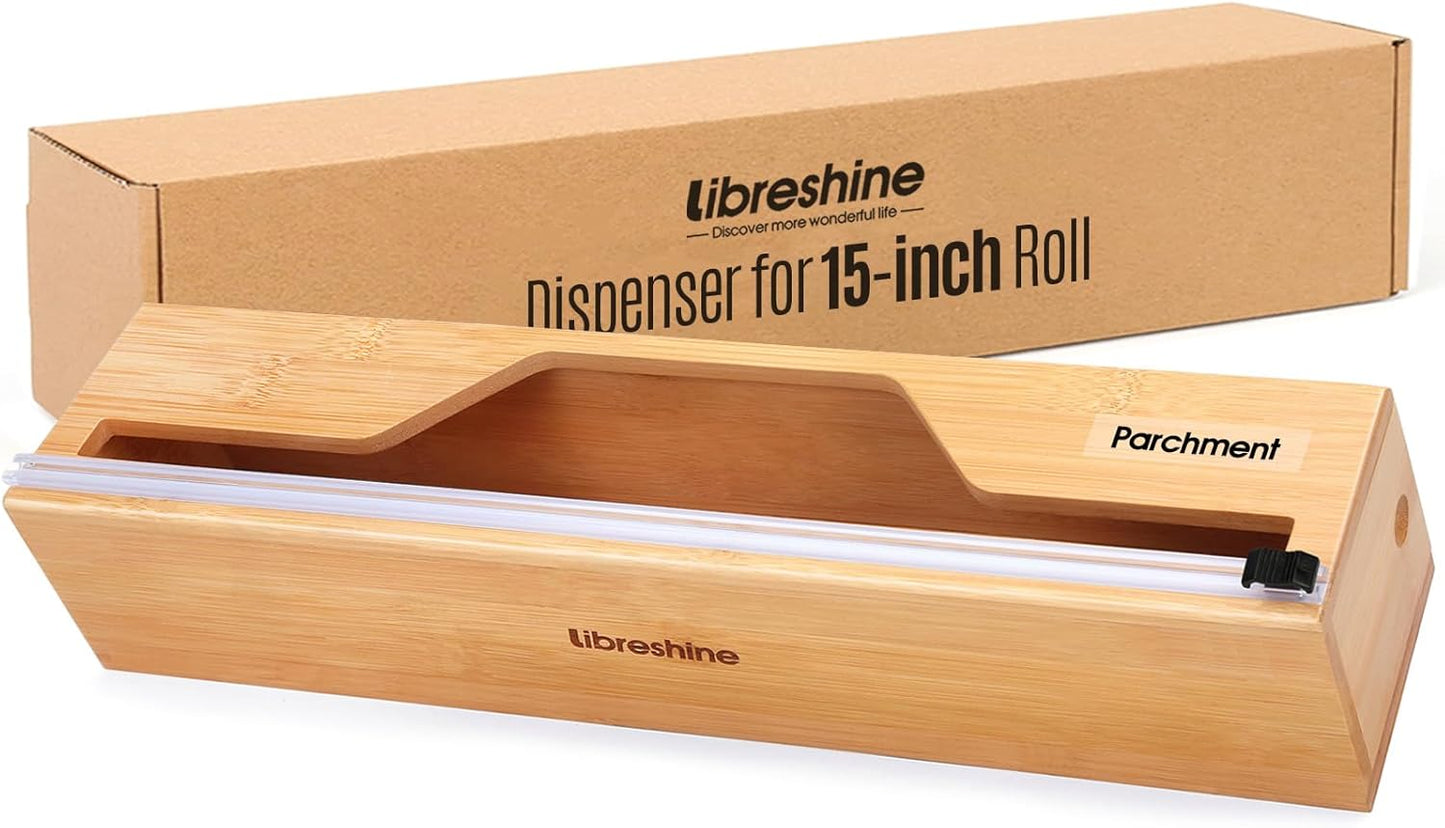 15 Inch Parchment Paper Dispenser with Cutter for Costco-Sized Roll