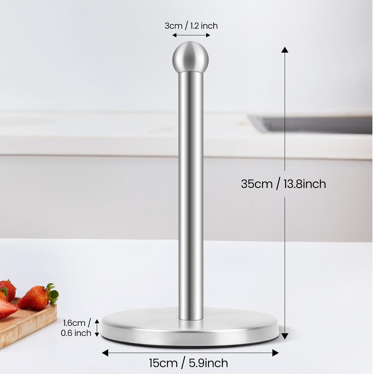 Paper Towel Holder, Kitchen Paper Towels Holder Stand
