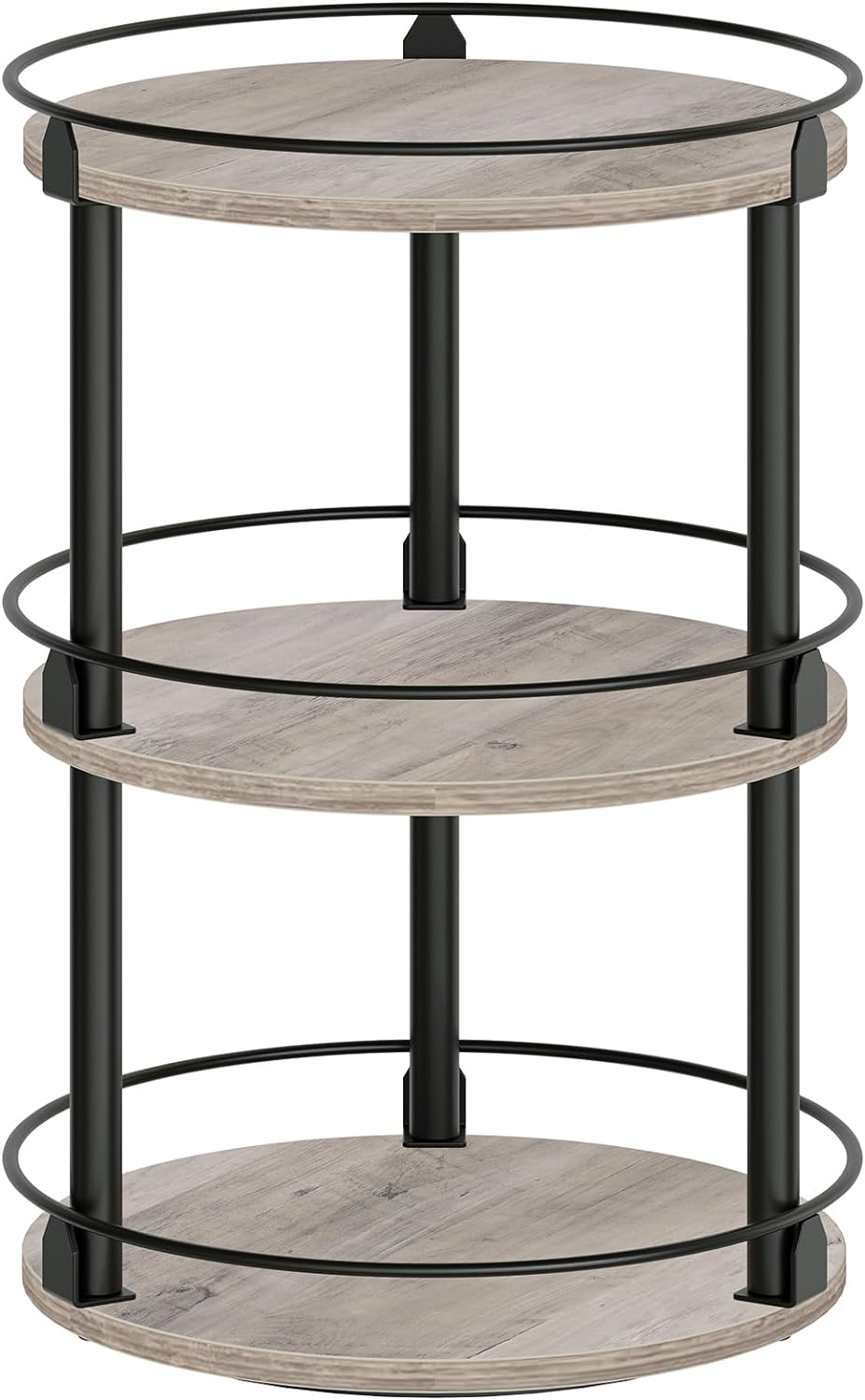 3-Tier Lazy Susan Organizer, Rotating Spice Rack, Spinning Organizer