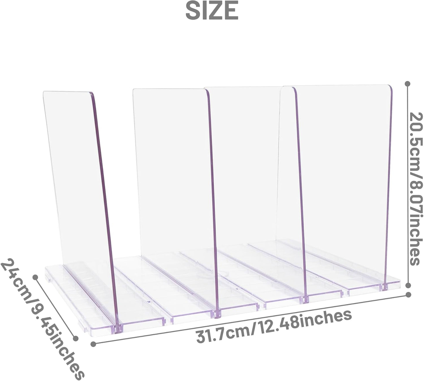 Gift Bag Storage Organizer, Acrylic Clear Shopping Bag Organizer