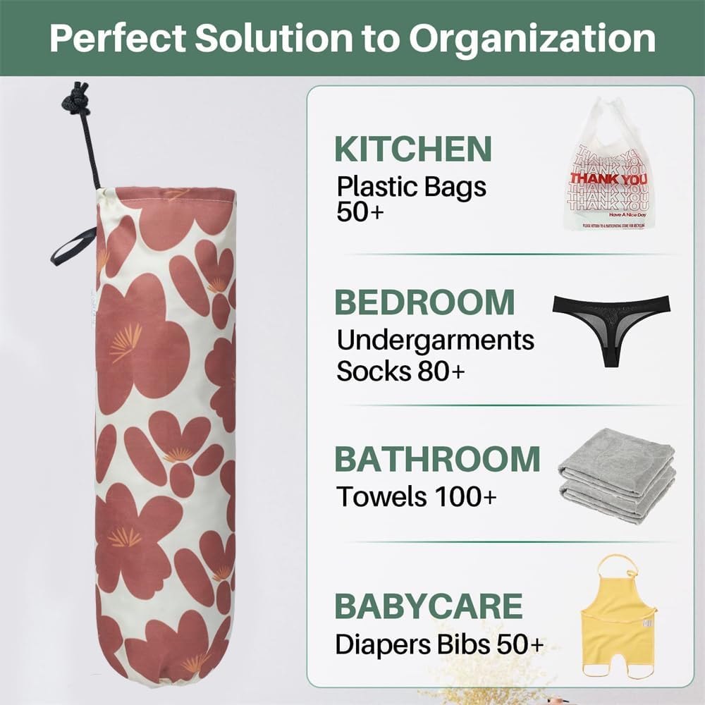 Plastic Bag Holder, Lightweight Grocery Bag Holder for Plastic Bags