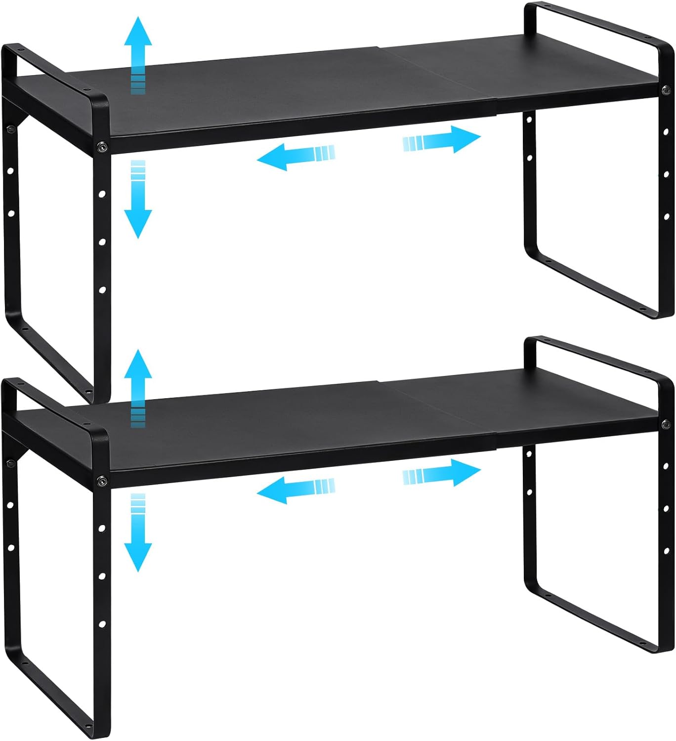 15.5 to 25.5 Inch Expandable Kitchen Cabinet Organizer Shelf