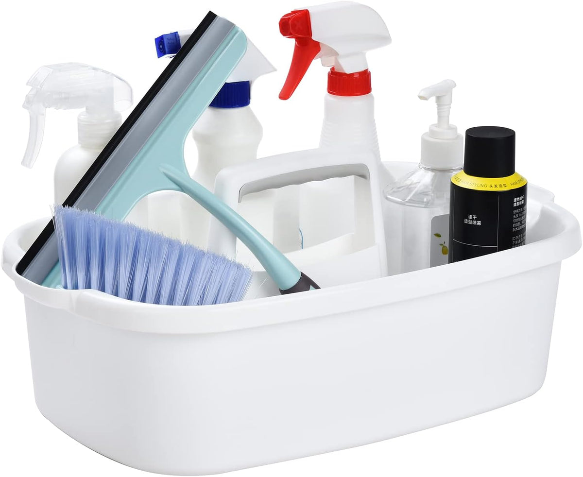 Haundry Large Cleaning Supplies Caddy with Handle