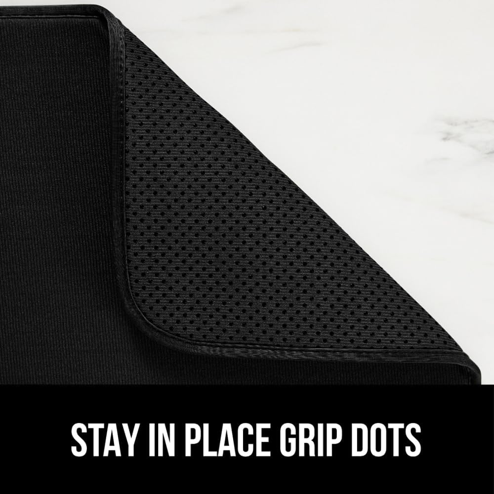 Ultra Water Absorbent Microfiber Dish Drying Mat, Quick Dry Thick Mesh