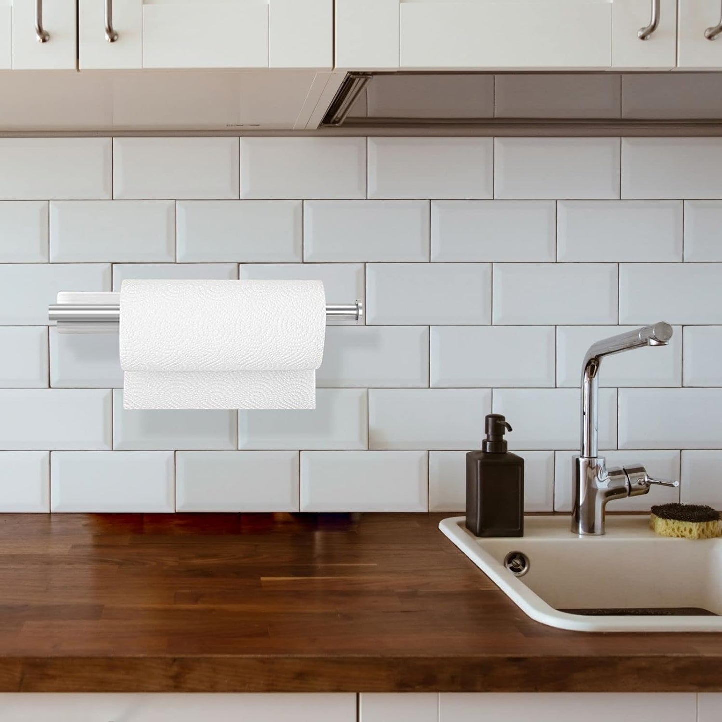 Paper Towel Holder - Eolax Under Cabinet Paper Towel Bar for Kitchen