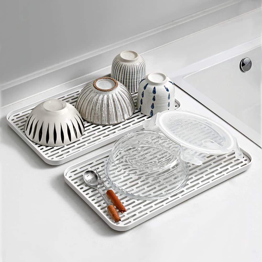 Cup Drying Rack & Dish Drying Tray, Drain Board for Small Kitchen Sink
