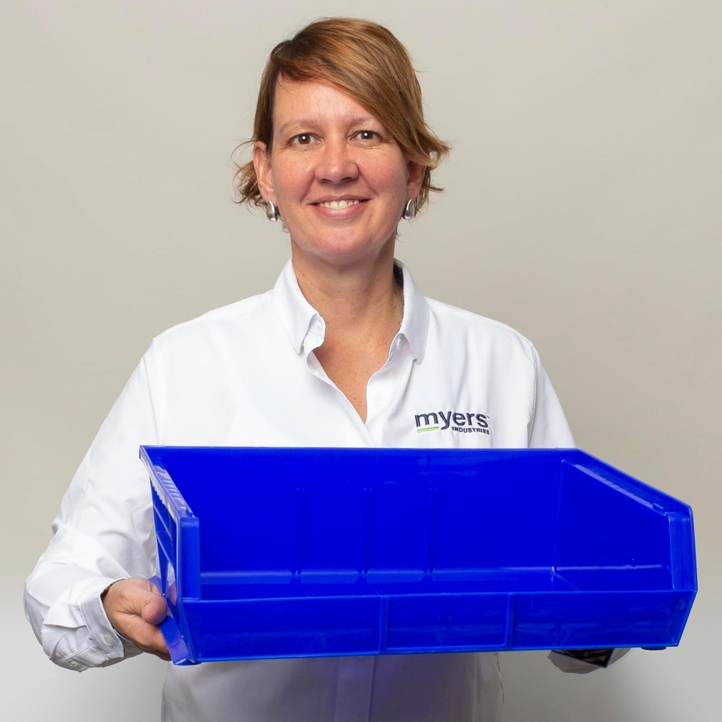 30255 AkroBins Plastic Storage Bins, Space-Saving Stackable Bins for Garage, Pantry