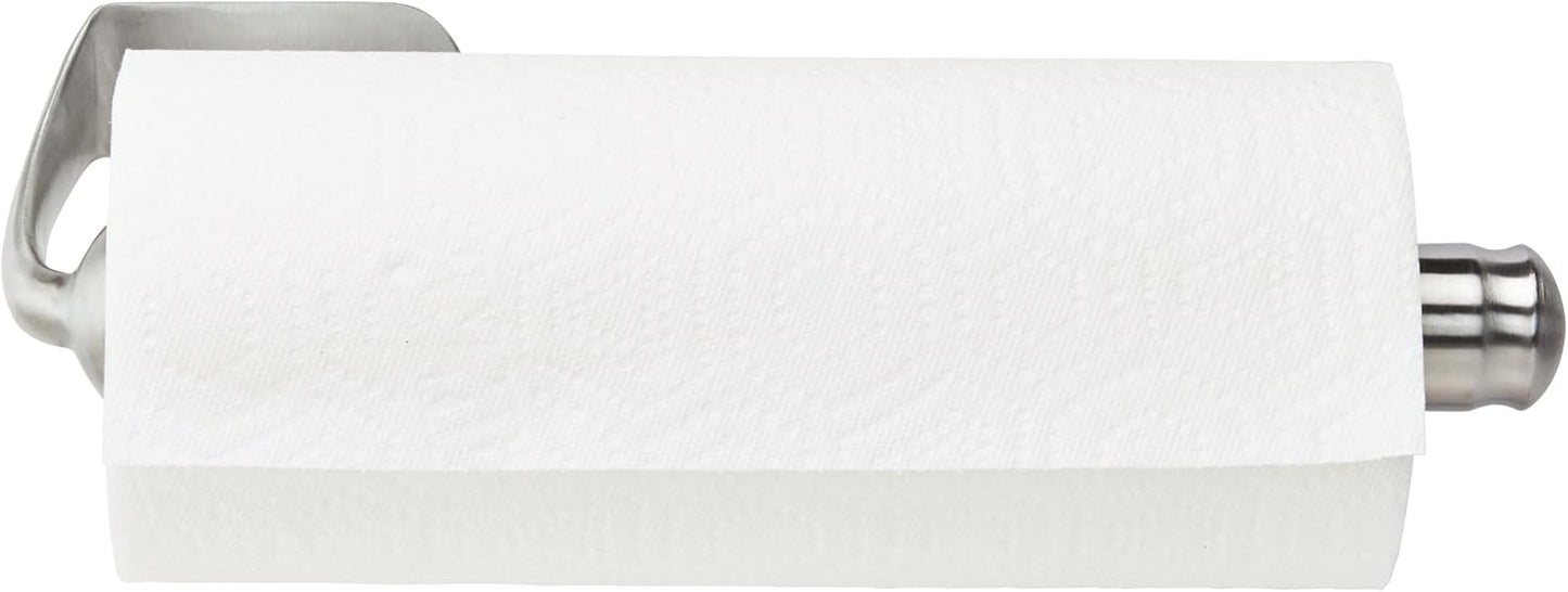Perfect Tear Wall Mount Paper Towel Holder, Patented Design for One-Handed Use, Rounded Finial