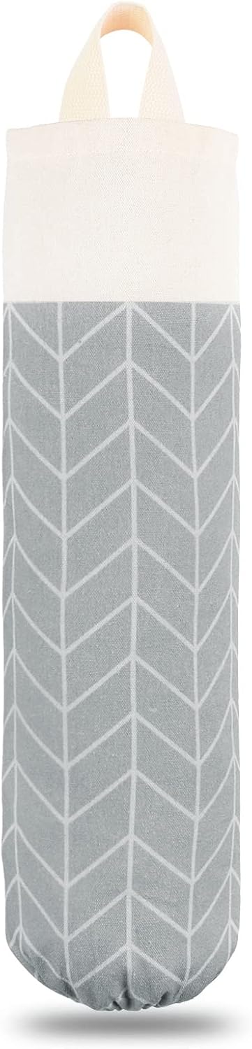 Plastic Bag Holder, Canvas Grocery Bag Holder Dispenser
