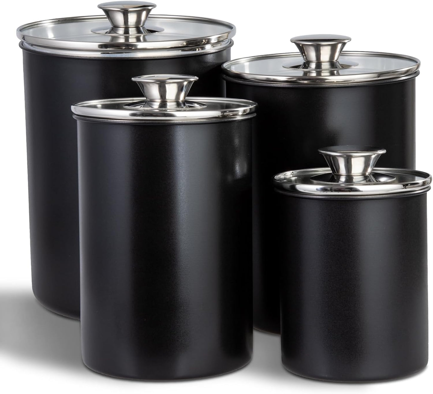 Stainless Steel Food Canister Set of 4-Piece