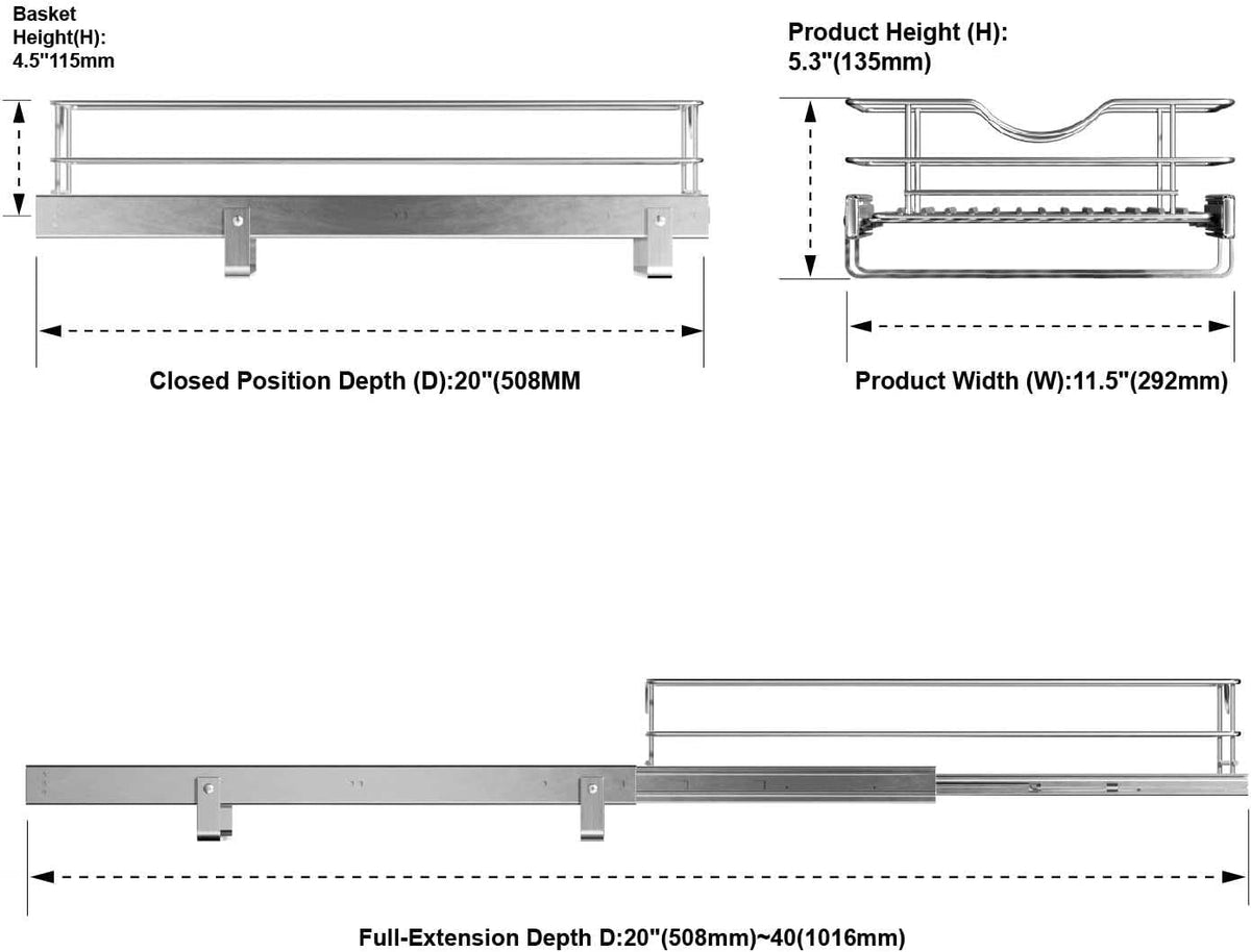 Pull Out Cabinet Organizer