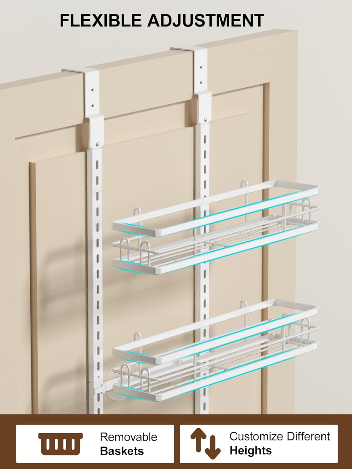 9 Tier Over The Door Pantry Organizer, Pantry Organization and Storage