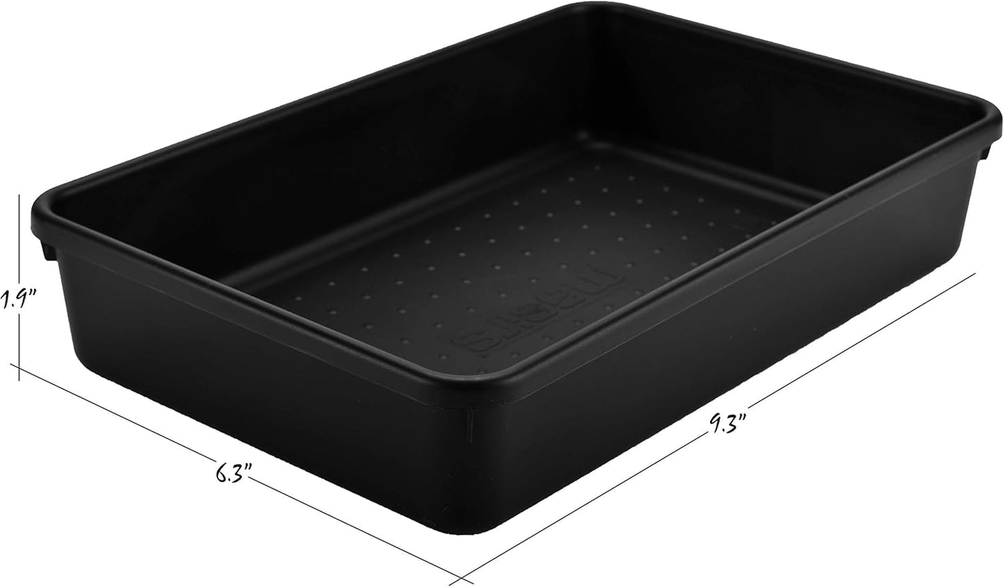 Interlocking Drawer Organizer Bins, Durable Plastic, Various Sizes for Custom Layout Design