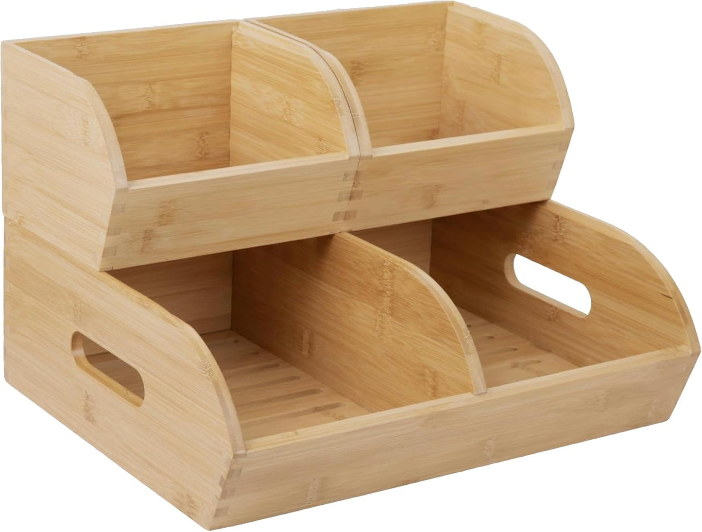 Potato and Onion Storage Bin for Pantry and Kitchen Counter