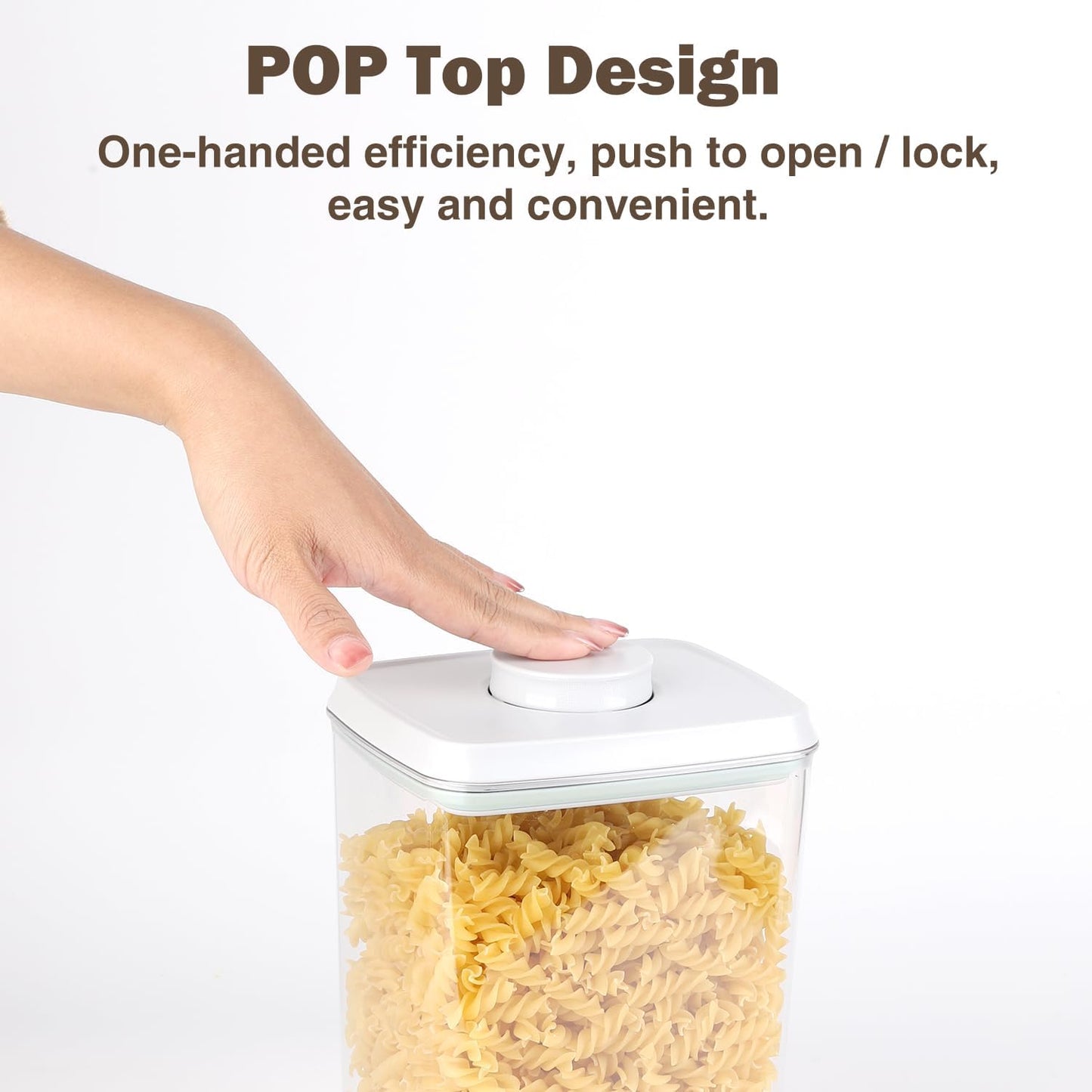 Pop Airtight Food Storage Containers Set with Lids
