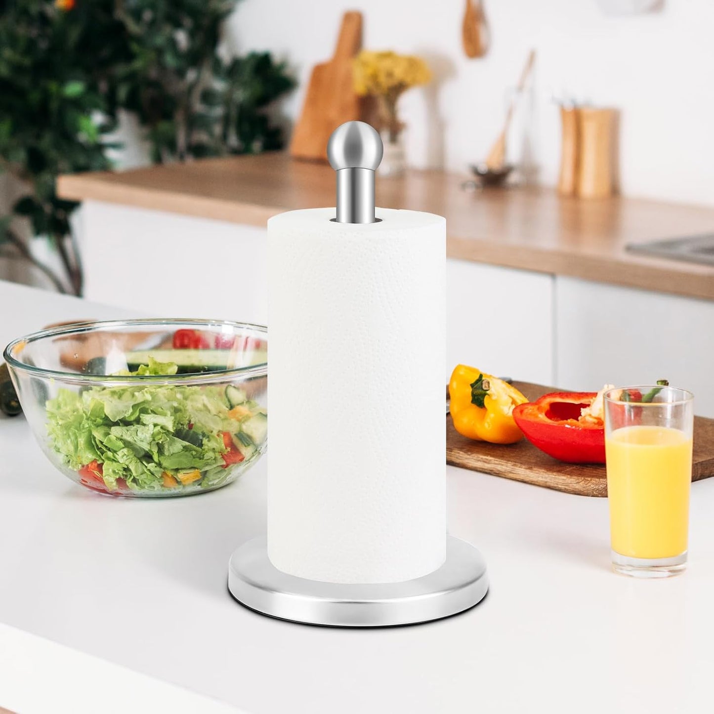 Paper Towel Holder, Kitchen Paper Towels Holder Stand