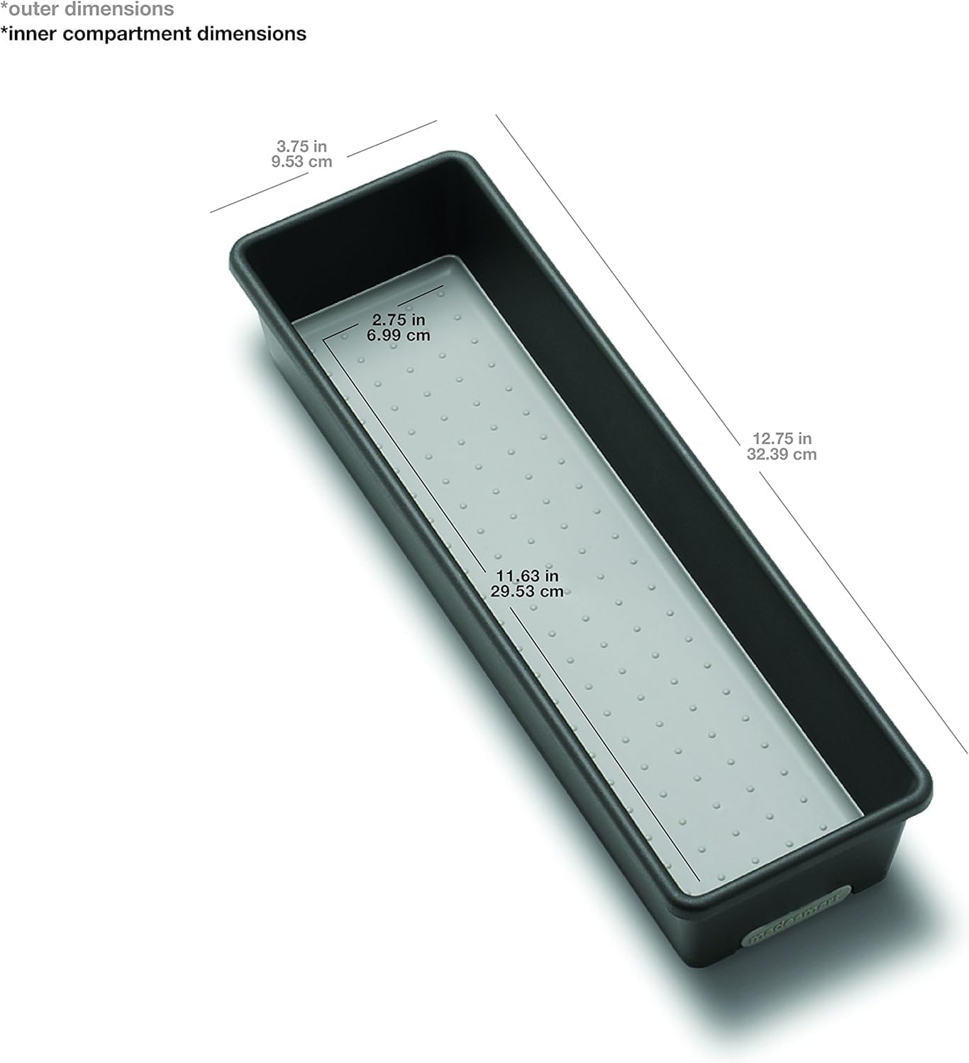 Long Storage Bin, Multipurpose Organizer for Kitchen, Bathroom & Office, Organizer for Cutlery