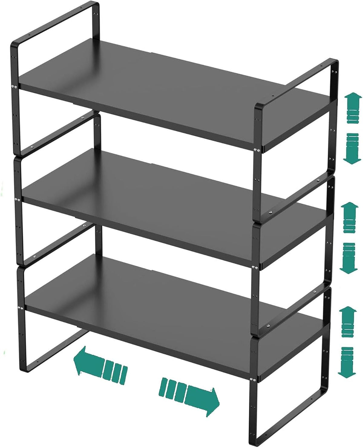 SUZLON Expandable Cabinet Shelf Organizer Rack