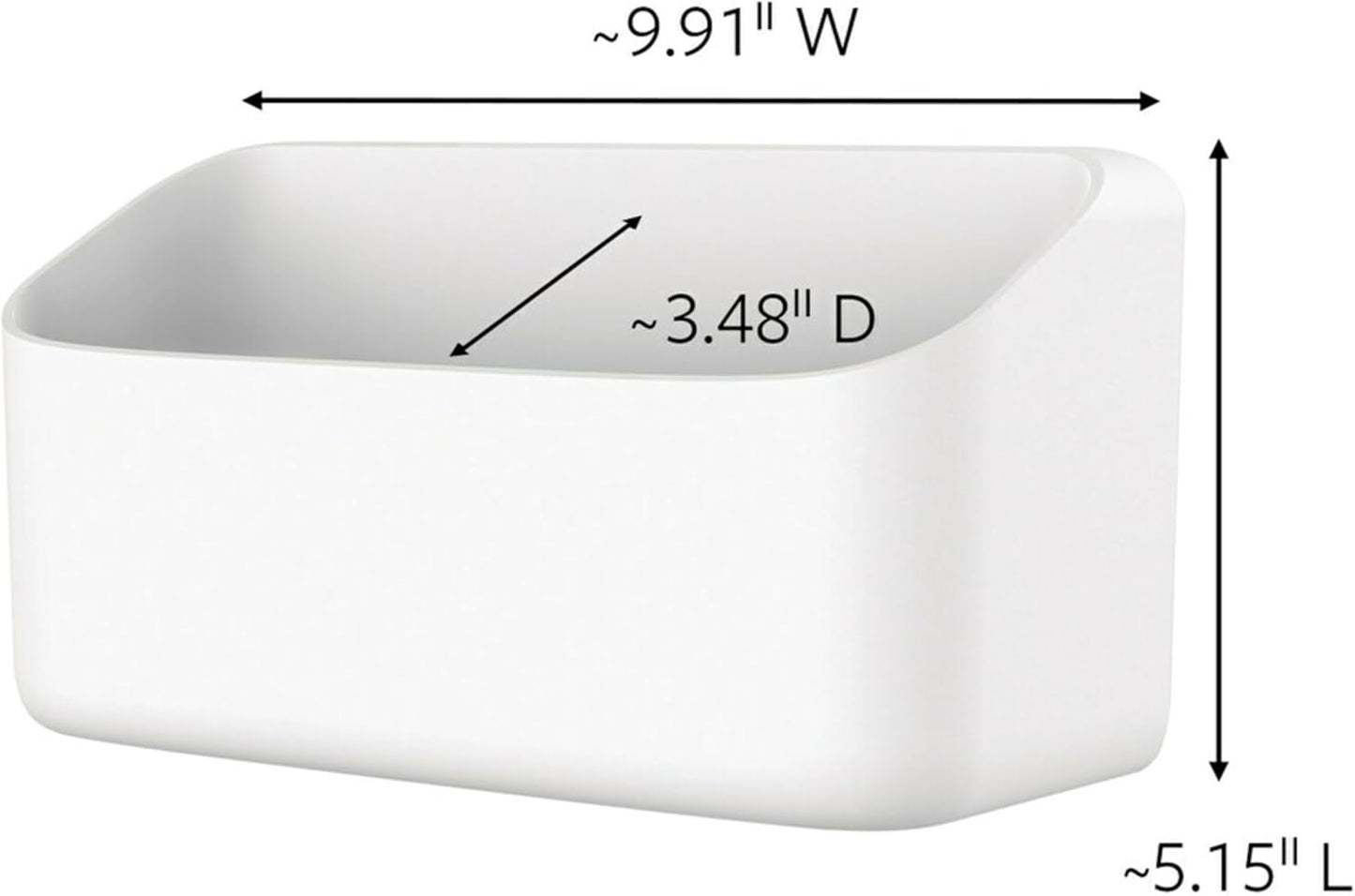 10 Lb Large Organizing Caddy with 4 Strips, 9.91" x 3.38" x 5.15"
