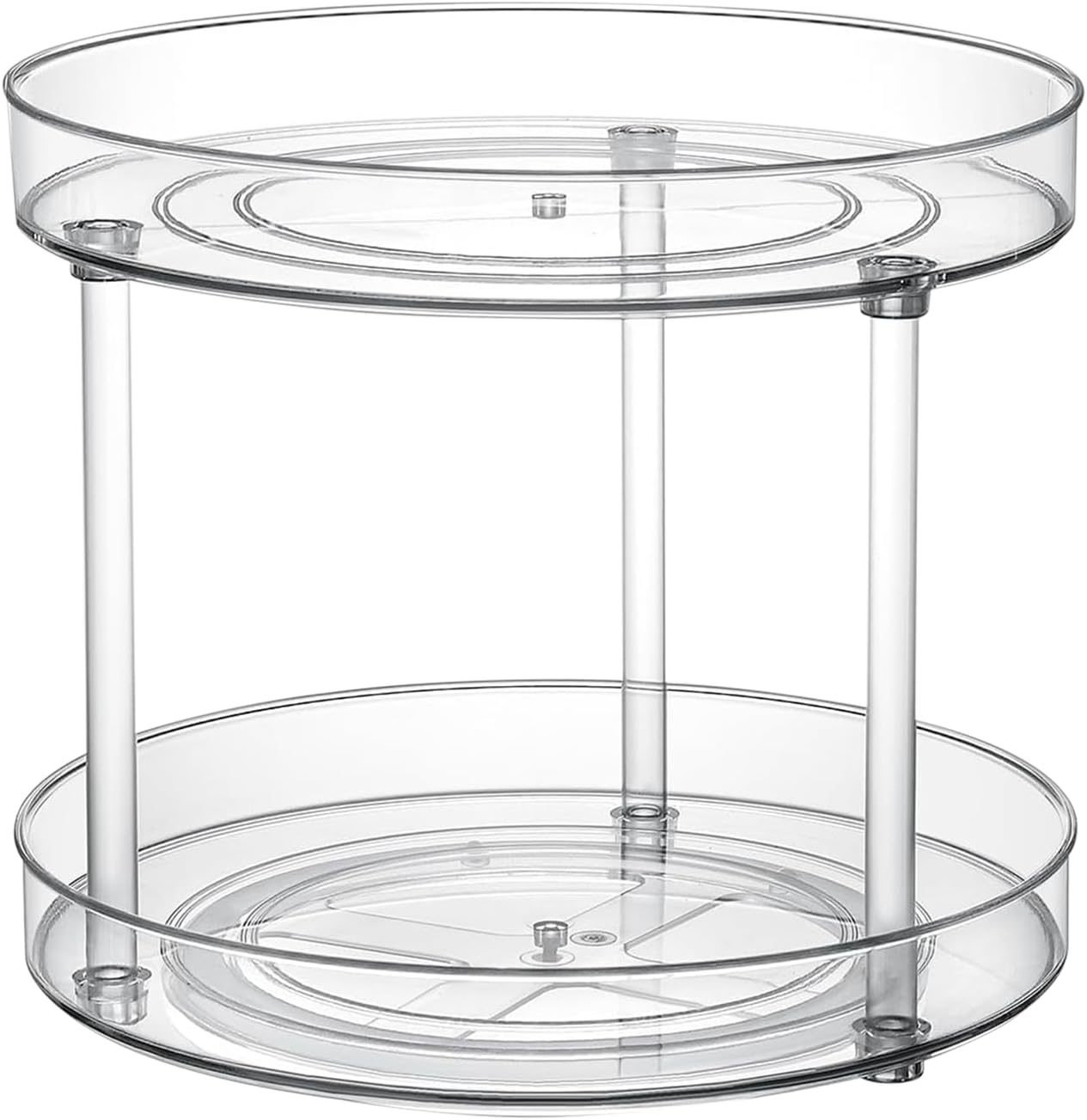 Clear Lazy Susan Organizer, Rotating Kitchen Pantry Organization and Storage