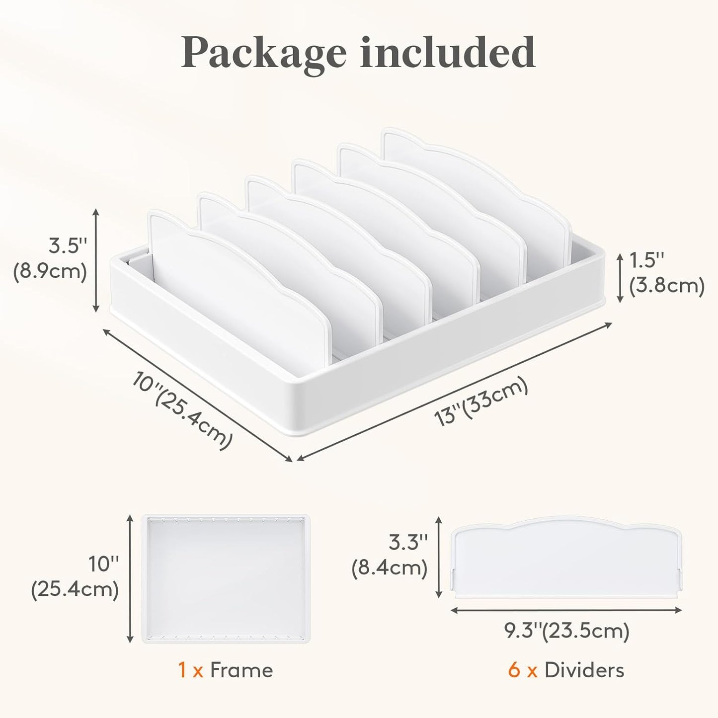 Kitchen Cabinet Organizer for Food Contanier Lid