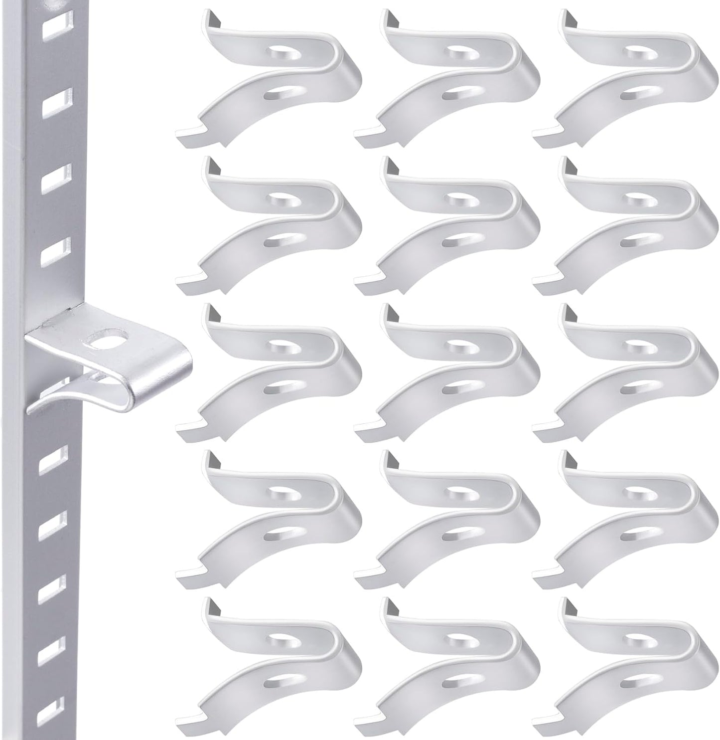 40pcs Cabinet Shelf Clips, Metal Adjustable Shelf Bracket Clips, Shelf Pegs, Shelf Support Pins