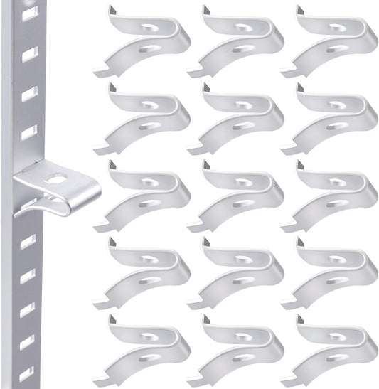 40pcs Cabinet Shelf Clips, Metal Adjustable Shelf Bracket Clips, Shelf Pegs, Shelf Support Pins