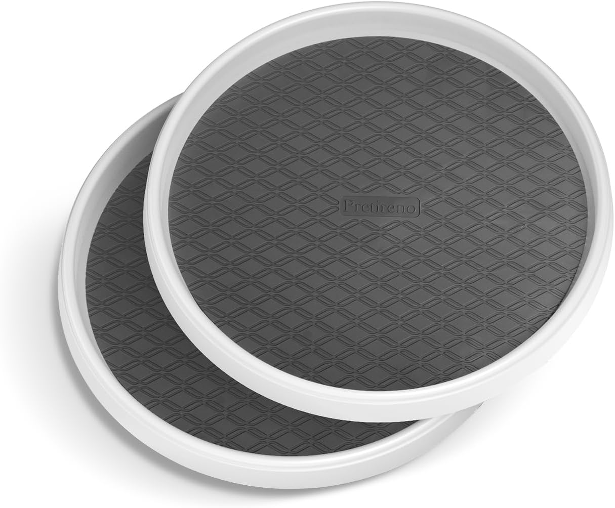 Lazy Susan Turntable Organizer, 10 Inch 360° Rotating Tray for Kitchen Cabinet, Pantry, Countertop