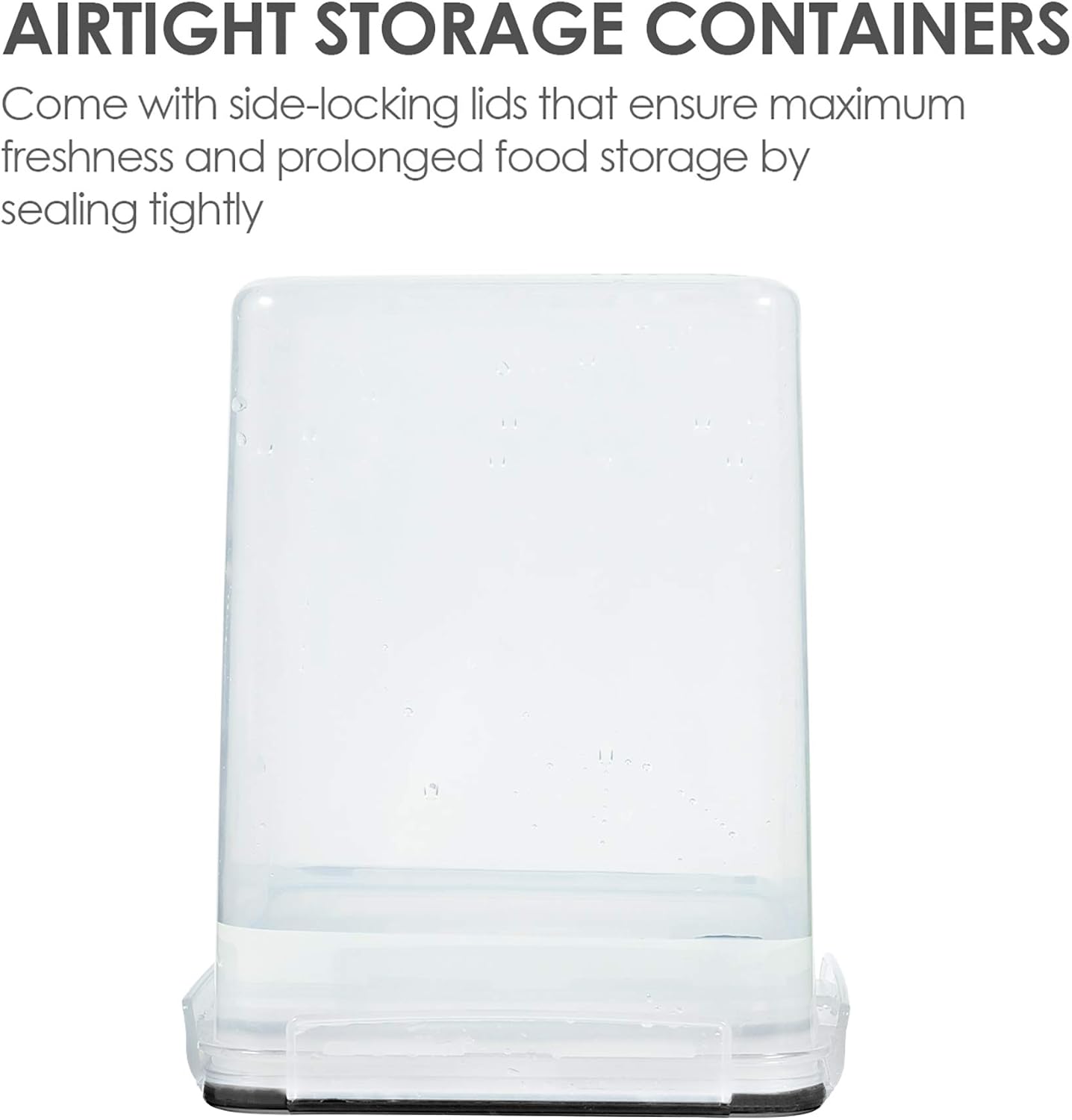 4 PCS Large Food Storage Containers 5.2L / 175oz