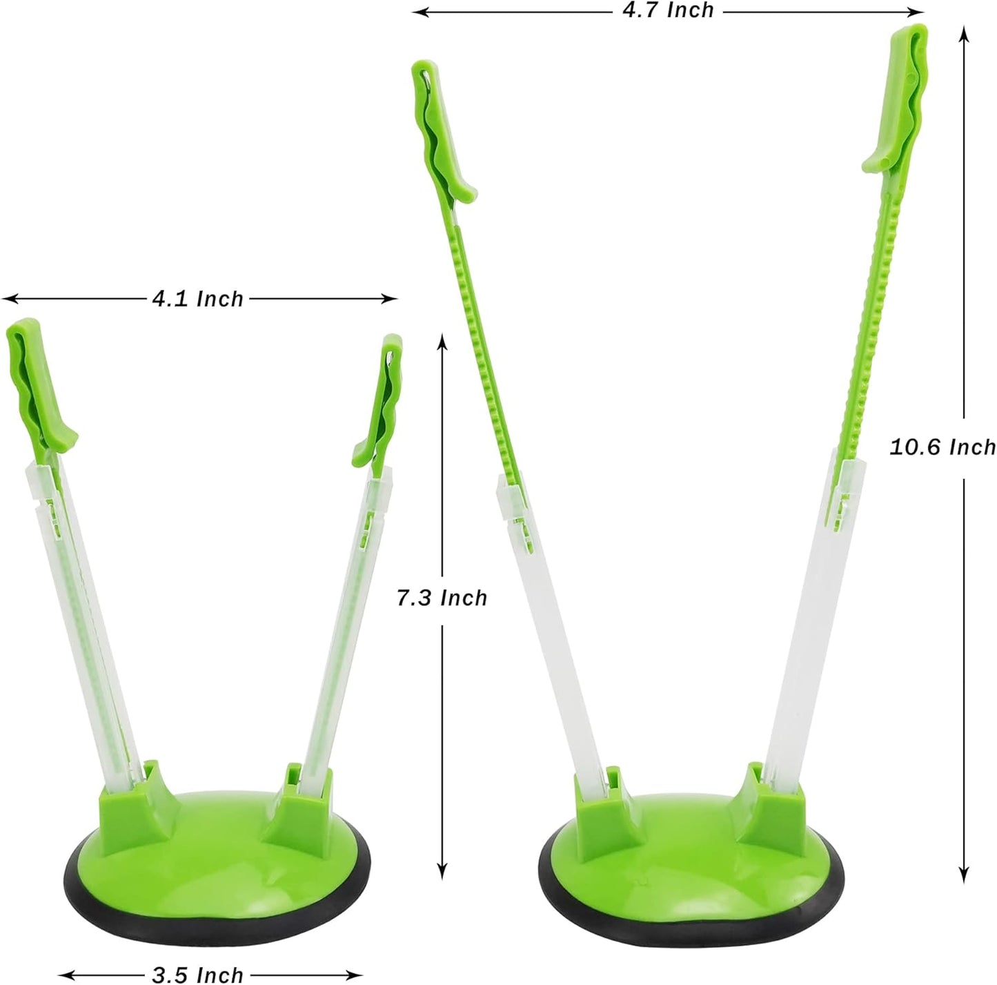 Baggy Rack Holder For Food Prep/Ziplock Bag, Meal Planning/Plastic Freezer Bag Holders Stand