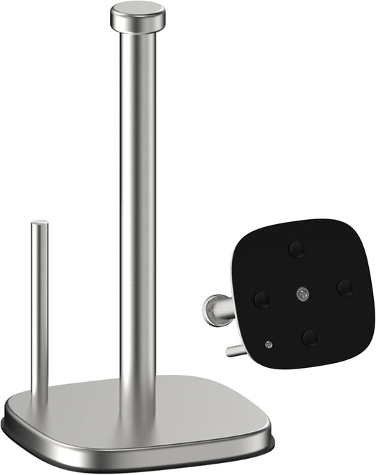 Paper Towel Holder Countertop, Standing Paper Towel Roll Holder for Kitchen Bathroom Organize