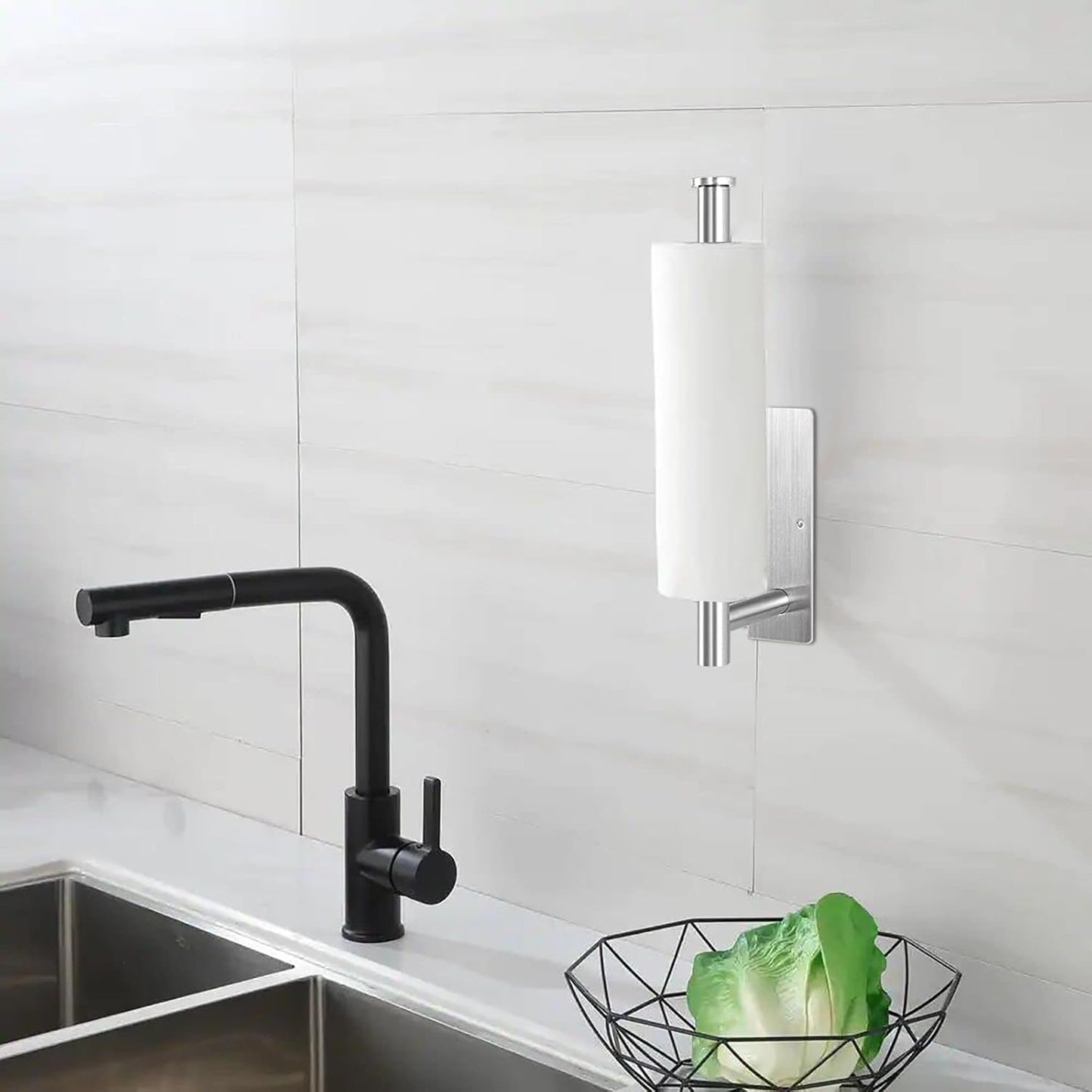 Paper Towel Holder - Eolax Under Cabinet Paper Towel Bar for Kitchen