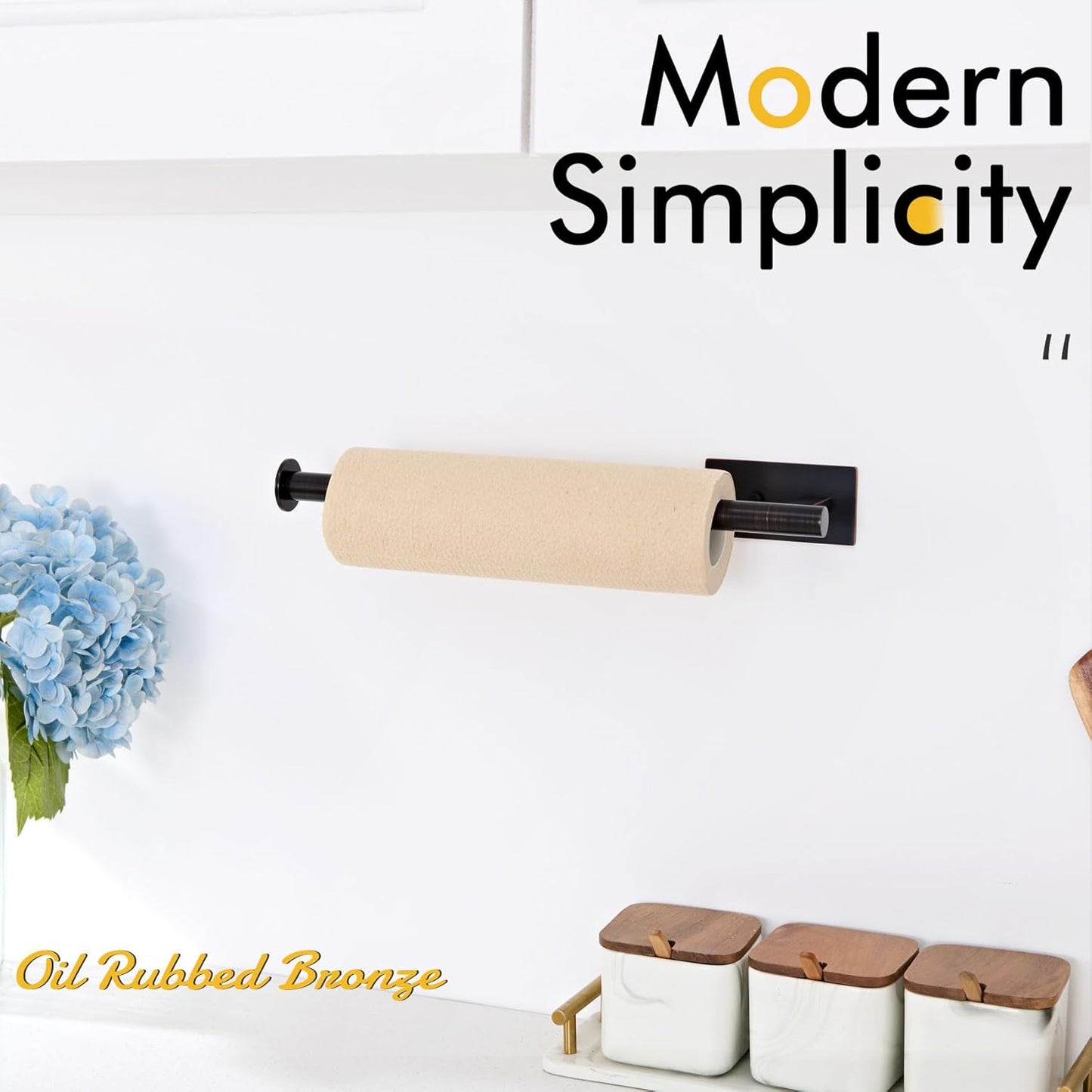 Paper Towel Holder Self-Adhesive Bar Under Cabinet