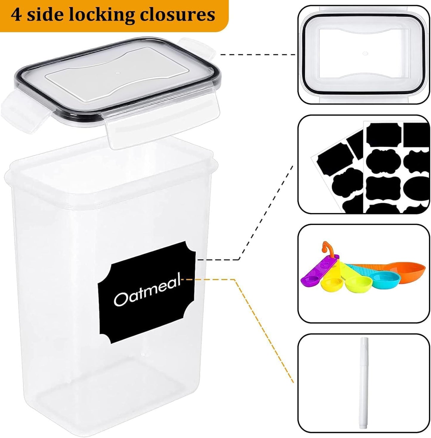 Airtight Food Storage Containers with Lids