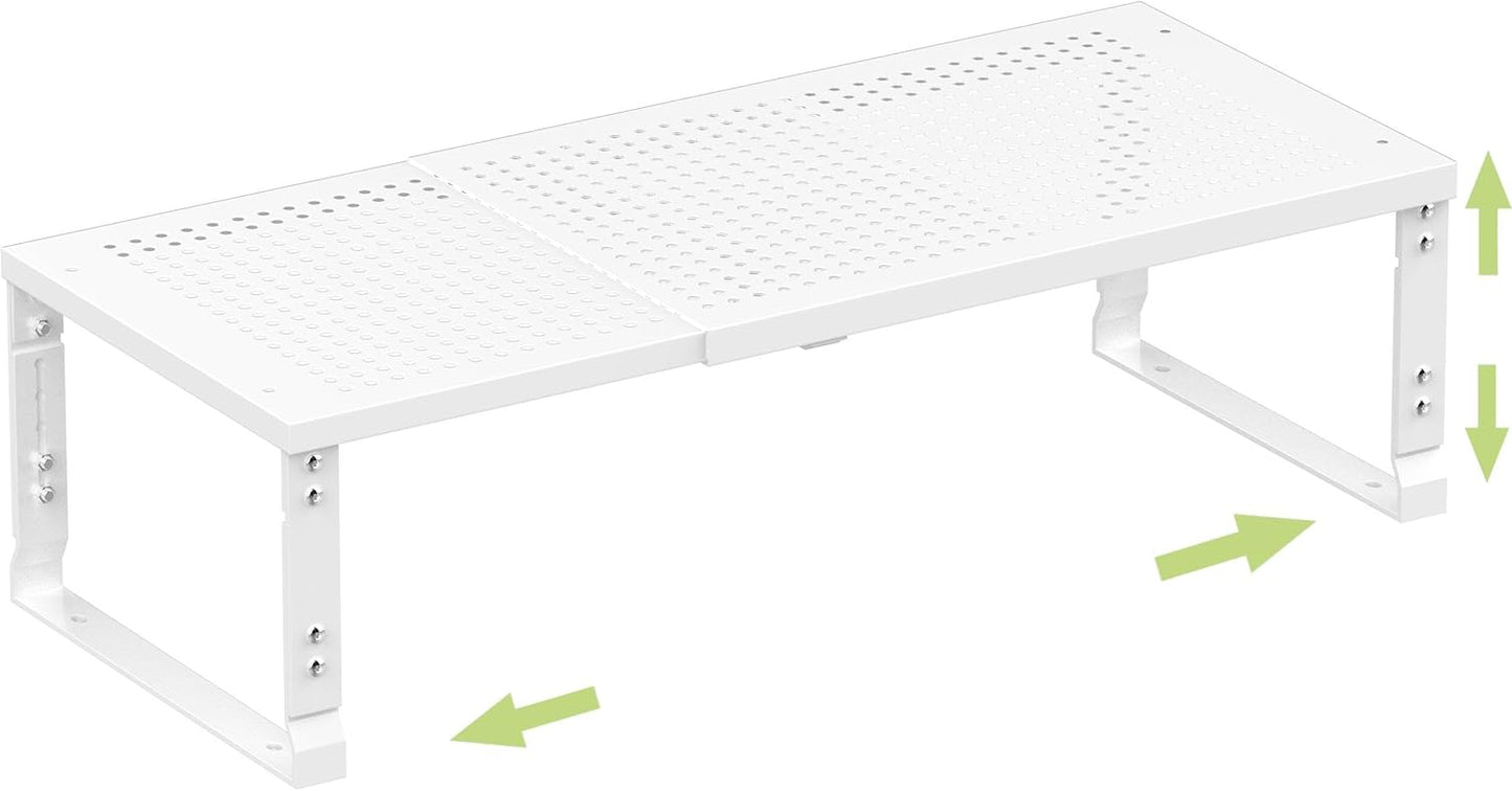 Heavy-Duty Adjustable Metal Shelf Organizer