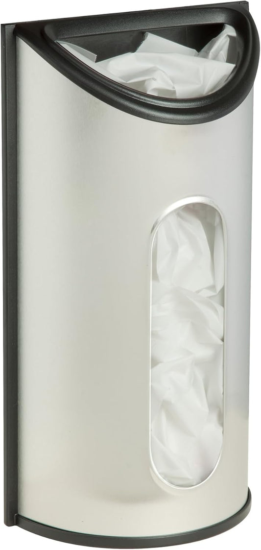 Stainless Steel Plastic Bag Saver & Trash Bag Dispenser