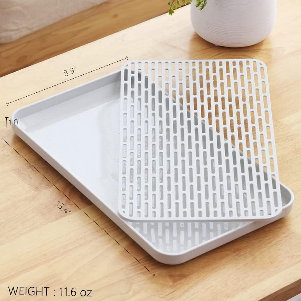 Cup Drying Rack & Dish Drying Tray, Drain Board for Small Kitchen Sink