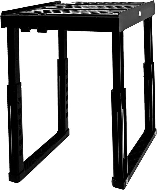 Locker Organizer Shelf， Adjustable Width and Height, Stackable, Ideal Locker Shelf for School