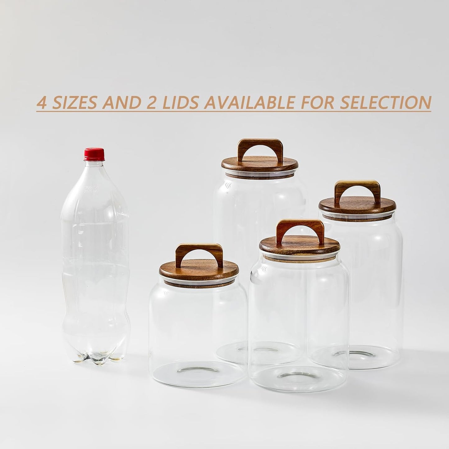 Glass Jars for Laundry Room Organization, Half-Gallon Laundry Pods Container