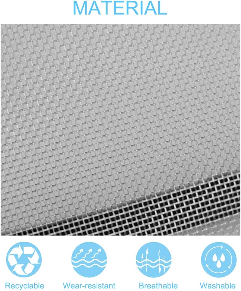 Bag Holder for Plastic Bags, 2 Pcs Polyester Grocery Bag Holder Plastic Dispenser Foldable Breathable Washable Hanging Mesh Garbage Bag Organizer for Kitchen Plastic Bag Storage (Gray)