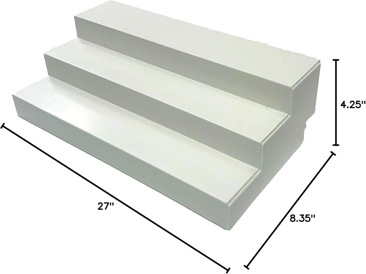 Dial Industries 3 Tier Adjustable Canned Goods Shelves for Kitchen Cabinet and Pantry Organization