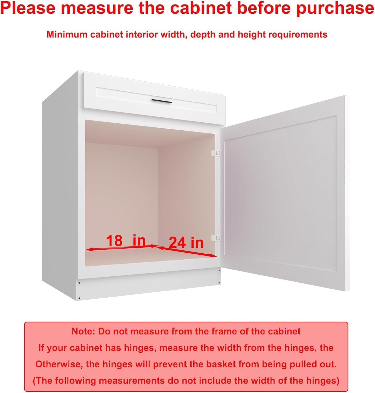 Pull Out Cabinet Organizer,Slide Out Kitchen Cabinet Storage Shelf and Drawer Organizer NEED 18" W and 22" D Cabinet, Chrome Finish (17 * 21 in)