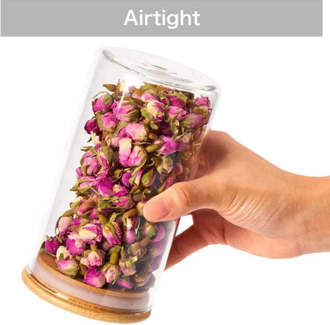 Airtight Glass Storage Canister with Lids