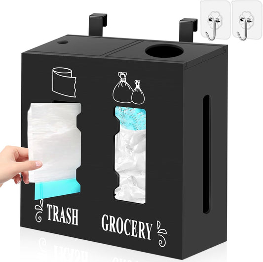 2 in 1 Trash Bag Dispenser and Grocery Bag Holder