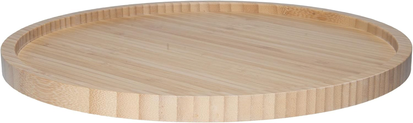 Bamboo Lazy Susan Turntable for Cabinet or Table (10 inch)