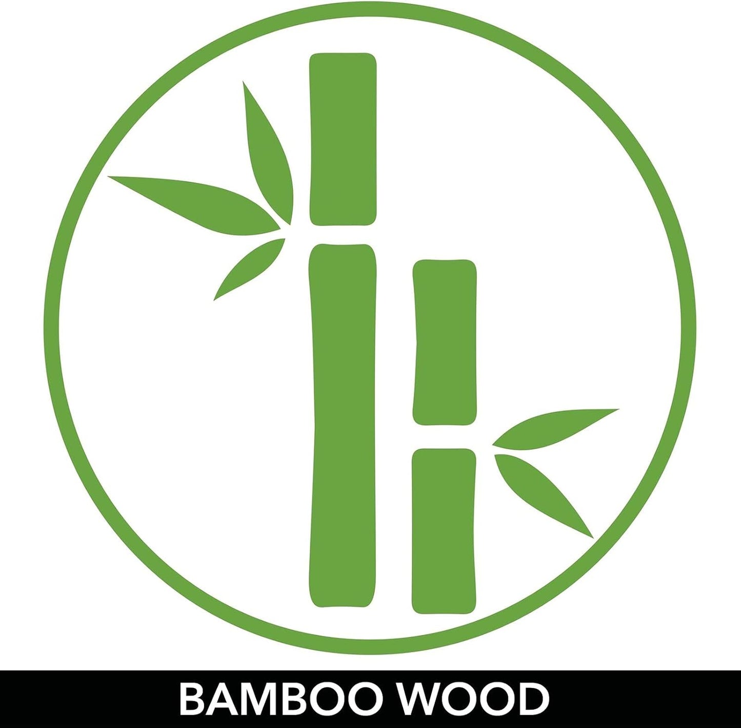Bamboo Lazy Susan Turntable Food Storage Container for Cabinets, Pantry, Refrigerator, Countertops